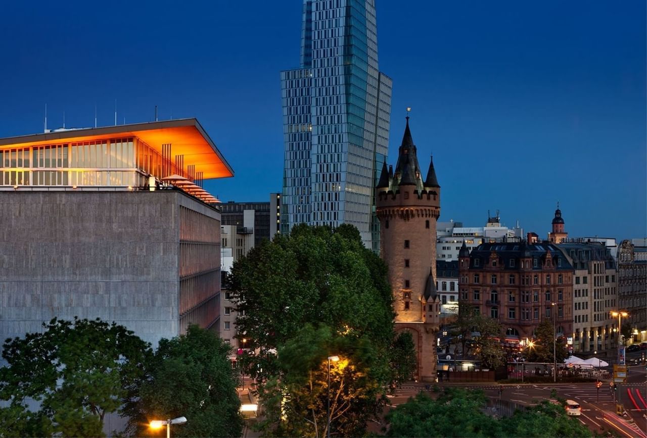 Außenansicht des Flemings Selection Hotel Frankfurt City
