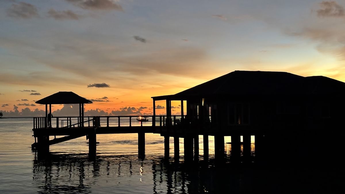 Overwater villa with bridge at Warwick Le Lagon - Vanuatu, Efate.