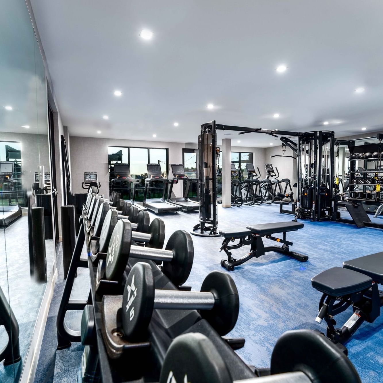 The Artisan Hotel Fitness Center Weight Room
