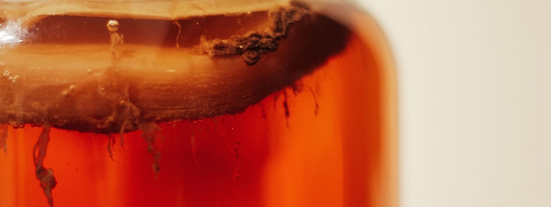 Close-up of a bottle of honey at Crown Hotels