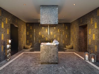 Interior of the spa area at Hotel Liebes Rot Flueh