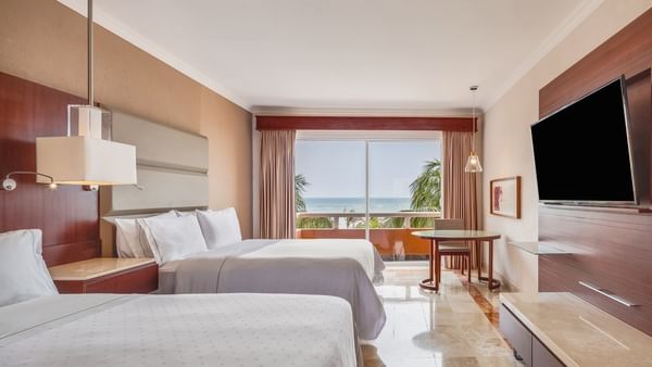 Deluxe Double Sea View Room with TV at Grand Fiesta Americana