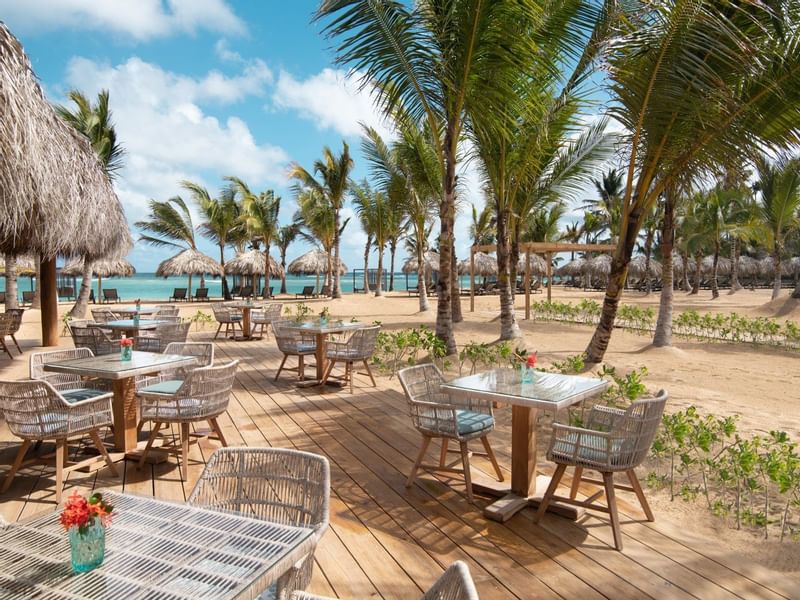Miraflores outdoor dining at Live Aqua Beach Resort Punta Cana