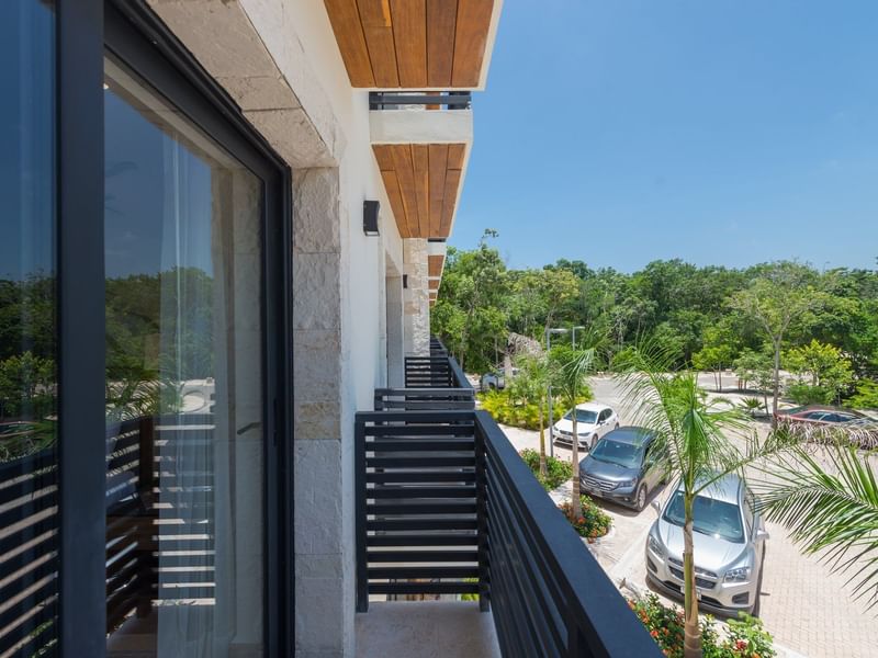 Balcony of Junior suite at Naay Tulum Curamoria Collection