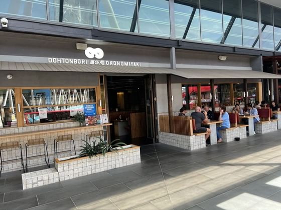 Entrance of Dohtonbori Restaurant at Nesuto Docklands