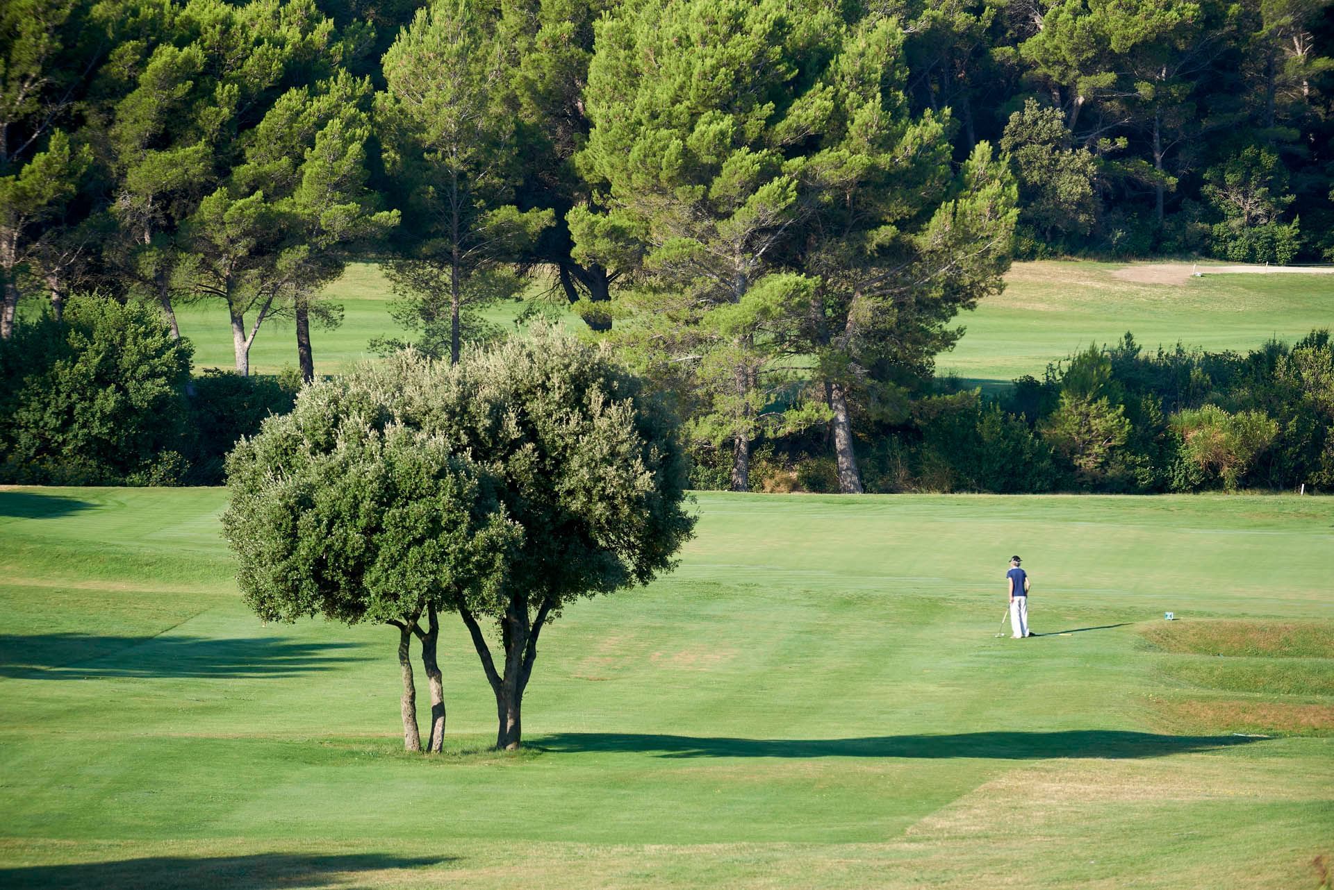 Distant view of Golf Course near Domaine de Manville