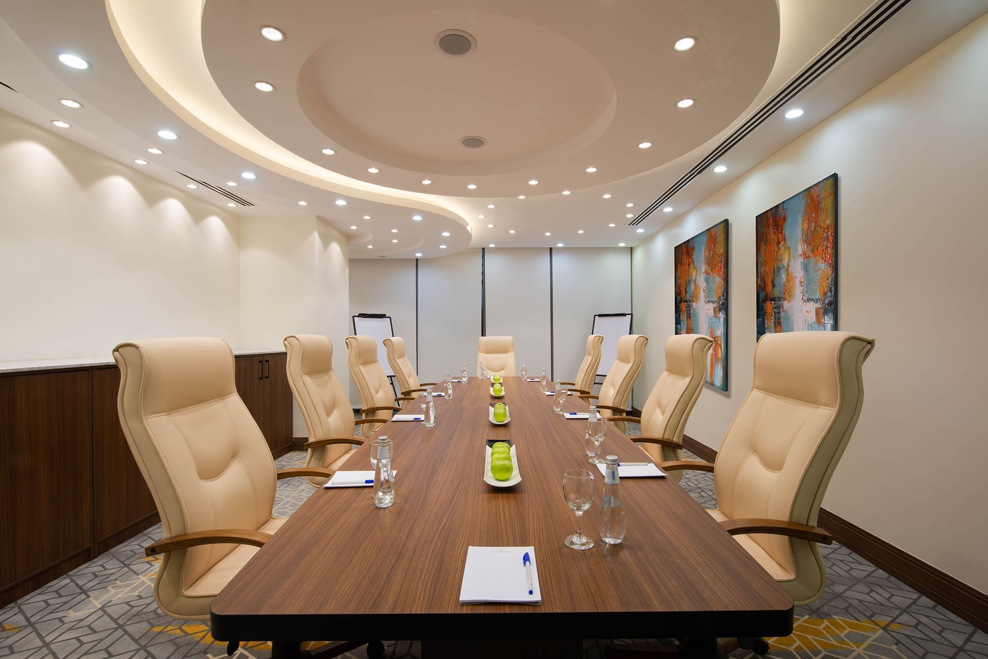 Meeting Room with long table at Warwick Riyadh