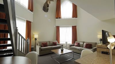 Lounge in Premium Two Bedroom Mountain View Loft, Adara Hotel