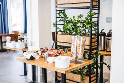 Variety of Breakfast Cereal in Effingham's at Hotel Weyanoke