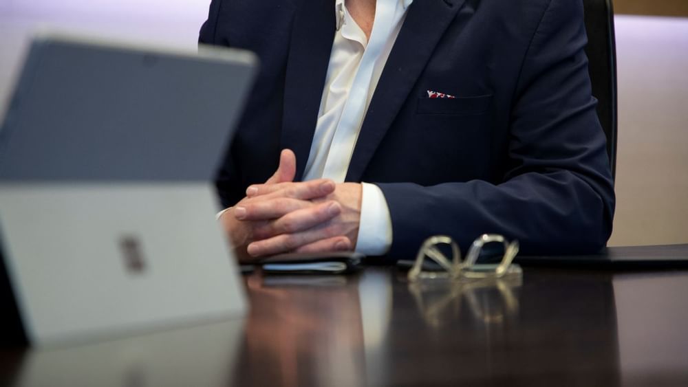 Closeup on a gentlemen during a Conference at Novotel Sydney