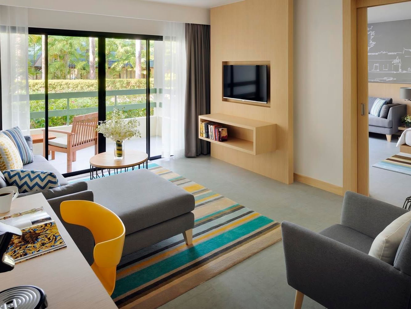 Interior of a One-Bedroom Suite in Paradox Hotels & Resorts
