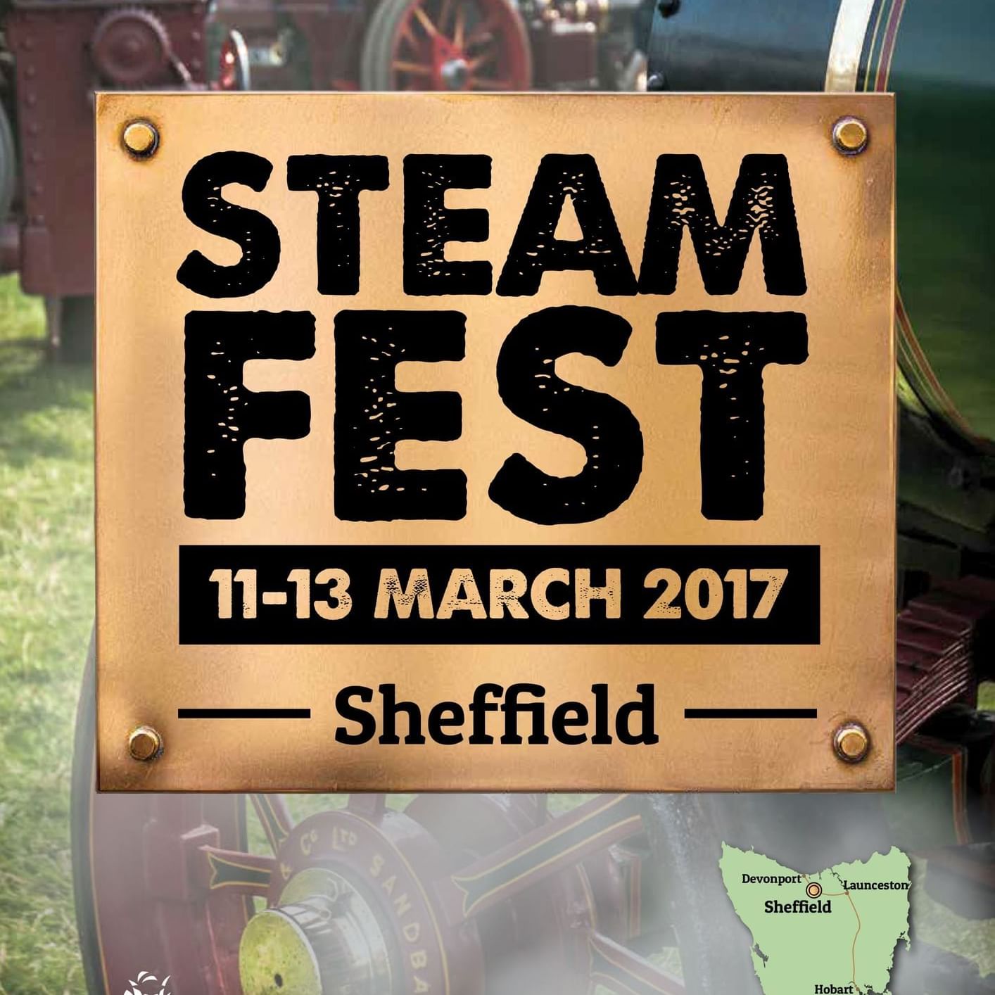 Banner of the Steam Fest at Cradle Mountain Hotel