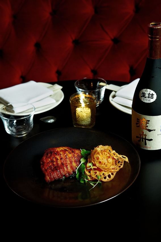 Meal served in Bodega Negra
restaurant at Dream Downtown NYC