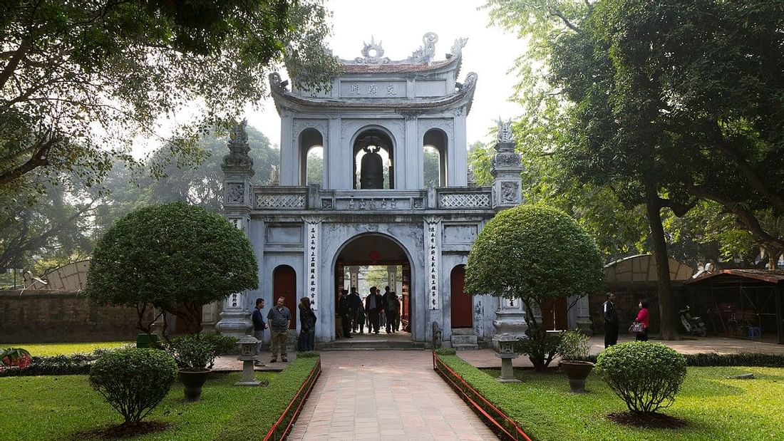 Entrance view of Temple of Literature near Sunway Hotel Hanoi