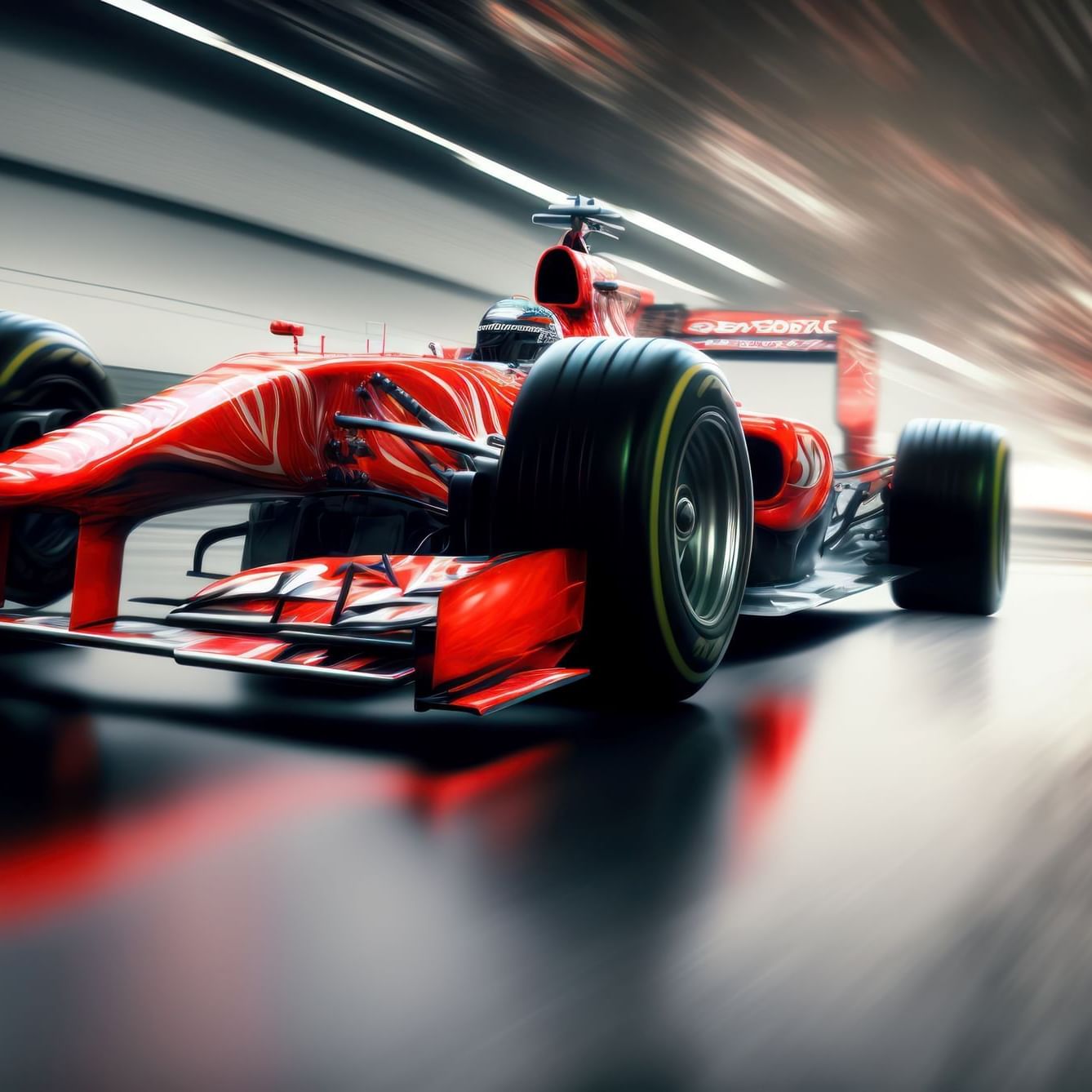 Virtual Image of a F1 car