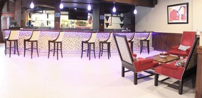 Bar & lounge area in Blend Bar at Jamaica Pegasus Hotel
