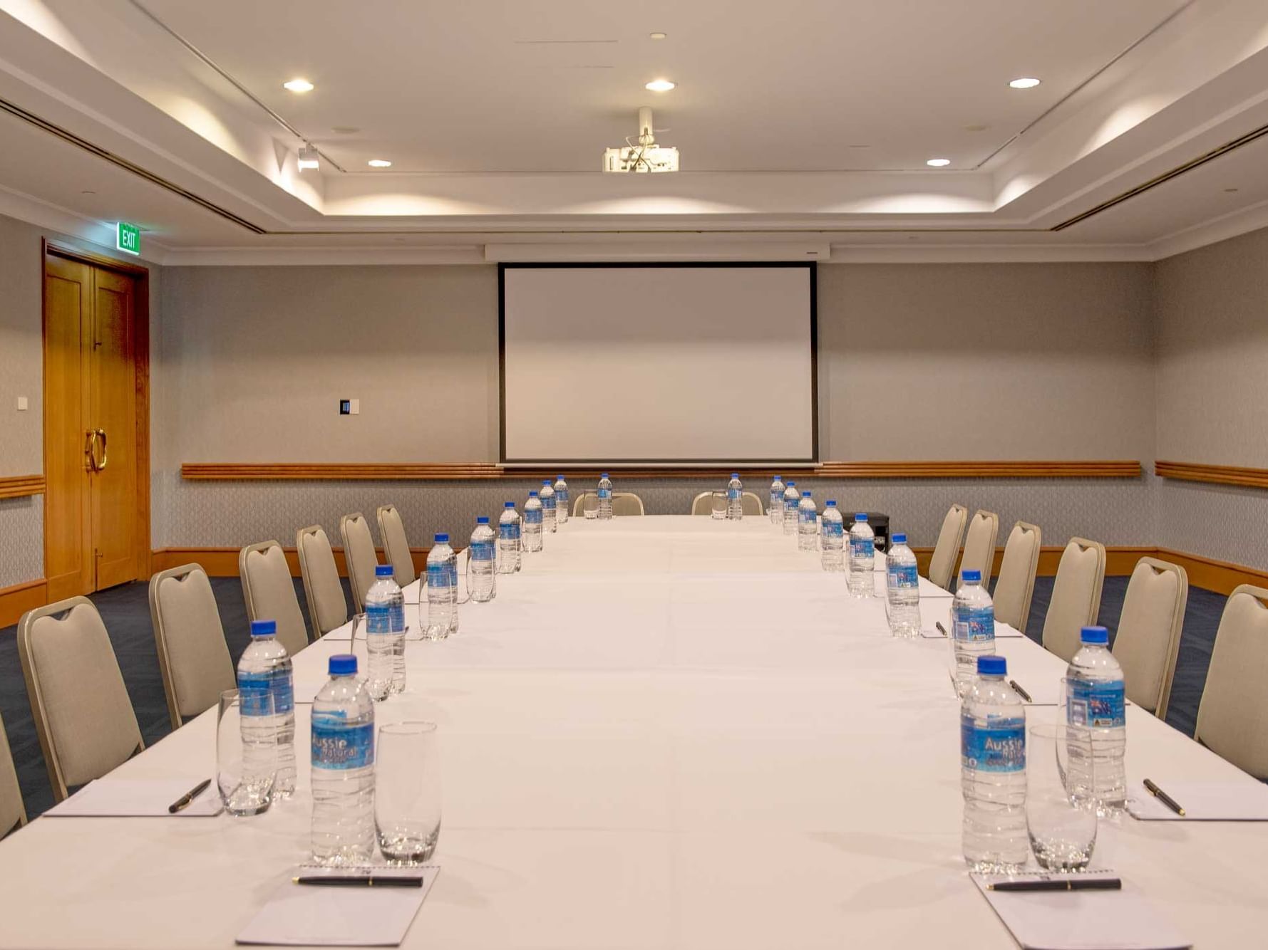 Meeting Room with arranged tables in Duxton Hotel Perth