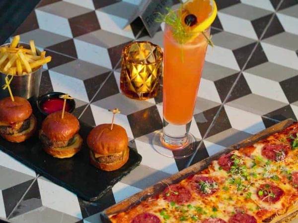 empire rooftop food and drinks