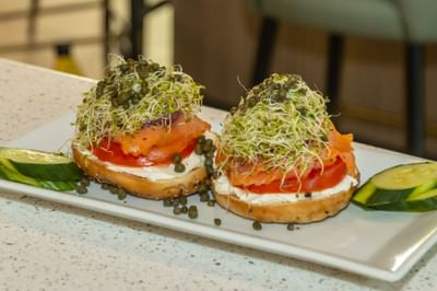Bagel with Salmon and Cream Cheese