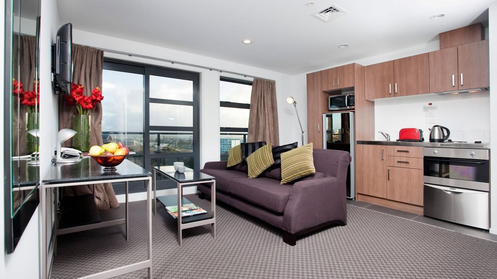 Living area in Two Bedroom Apartment at Nesuto St Martins