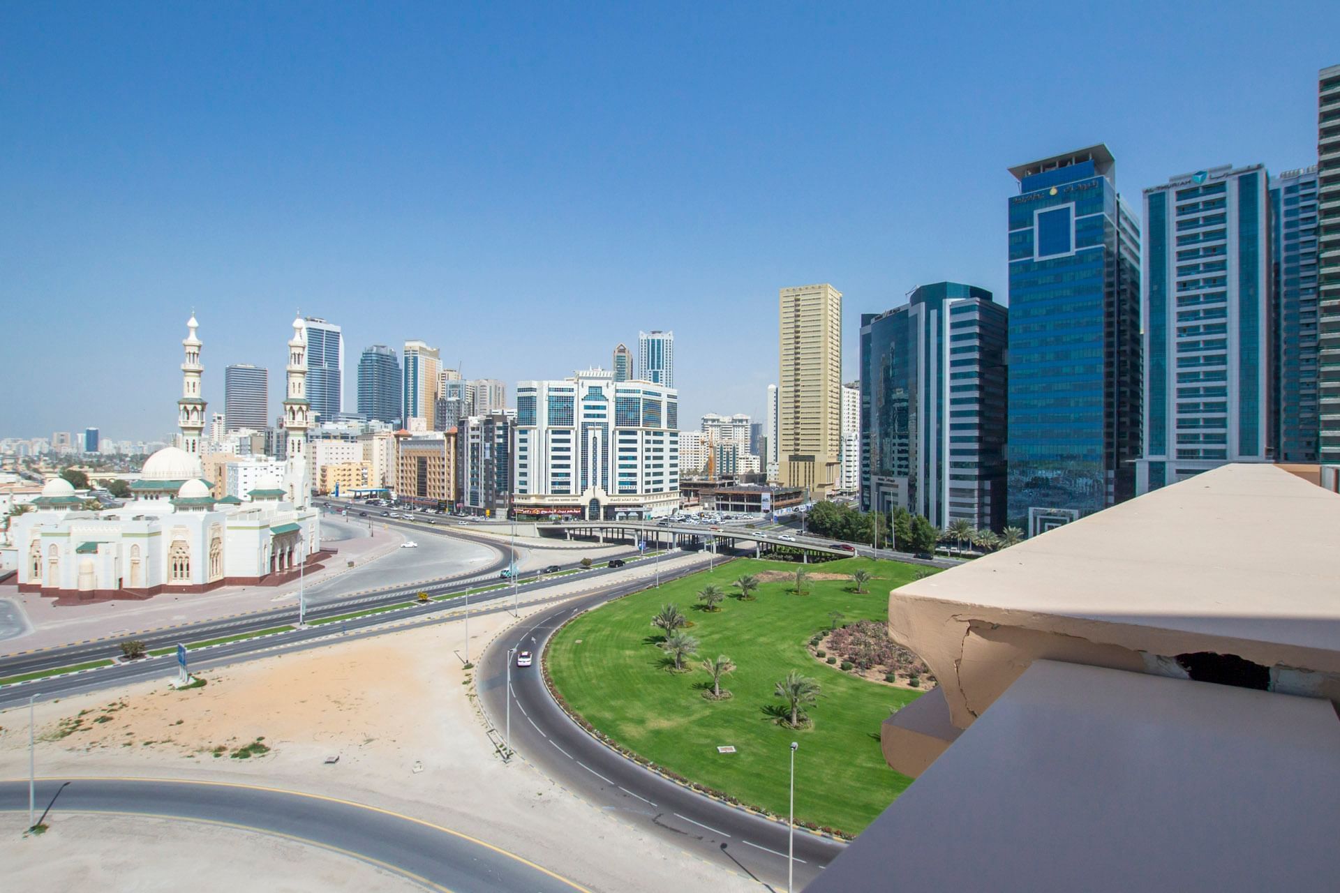 view of a city