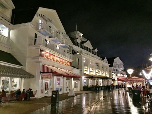 Disney's BoardWalk at Night