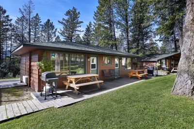 The exterior of Duplex Cabin with Pullout Sofa at Fairmont Hot Springs Resort