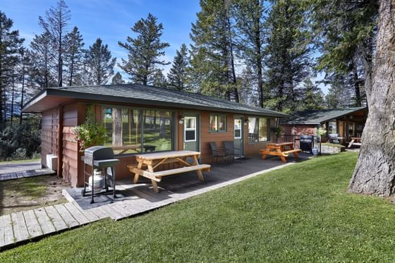 Exterior of a duplex cabin