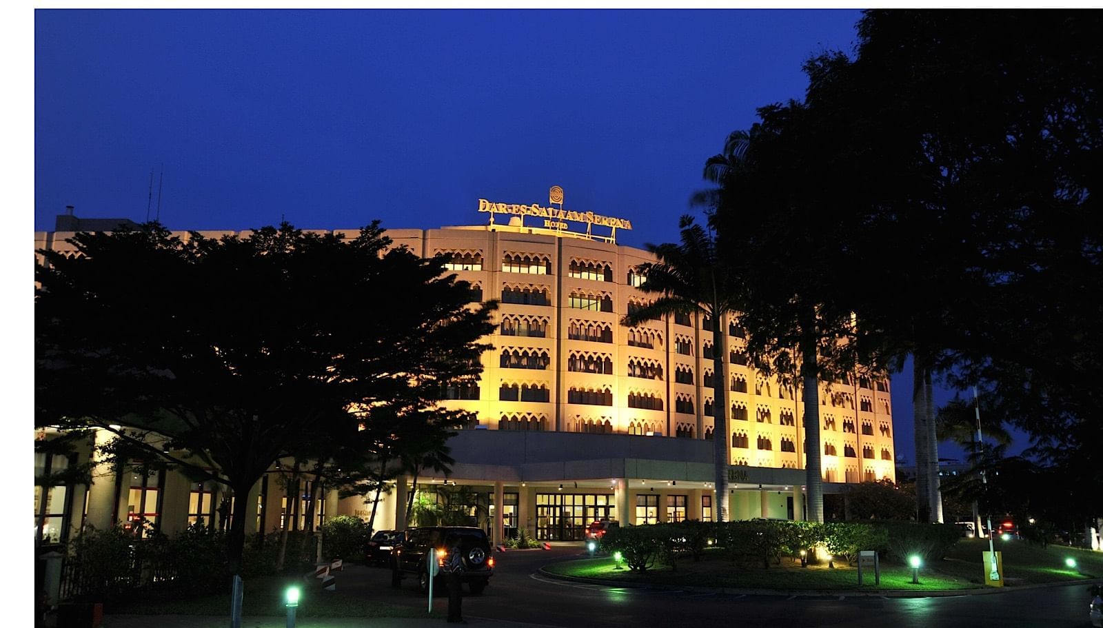 An exterior view of the Hotel at Dar Es Saalam Serena Hotel