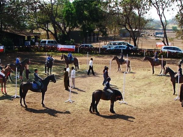 Horse riding in Japalouppe equestrian Centre near Eastin Hotels