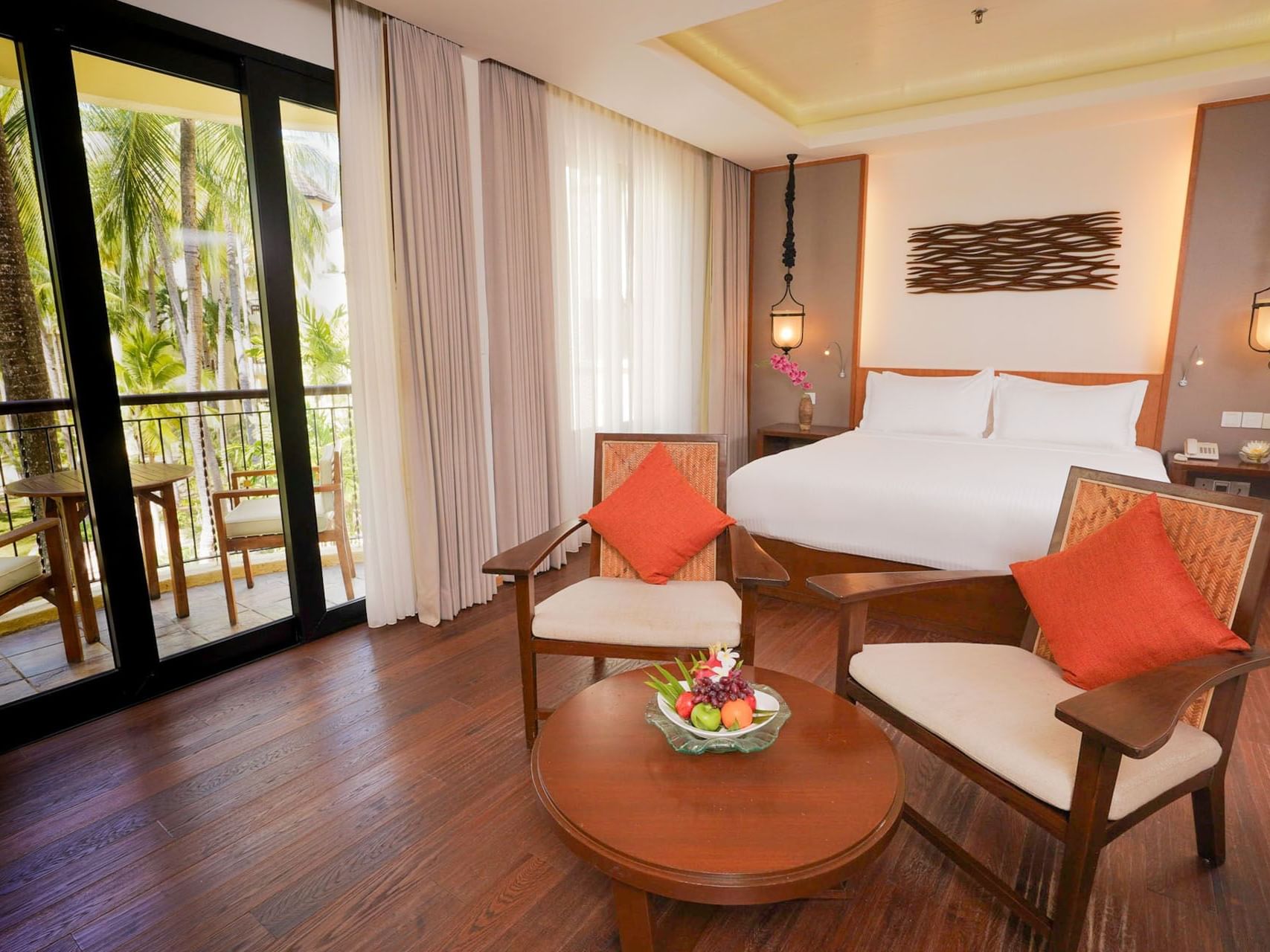 King Bed & lounge in Damai Suite at Tanjung Rhu Resort Langkawi