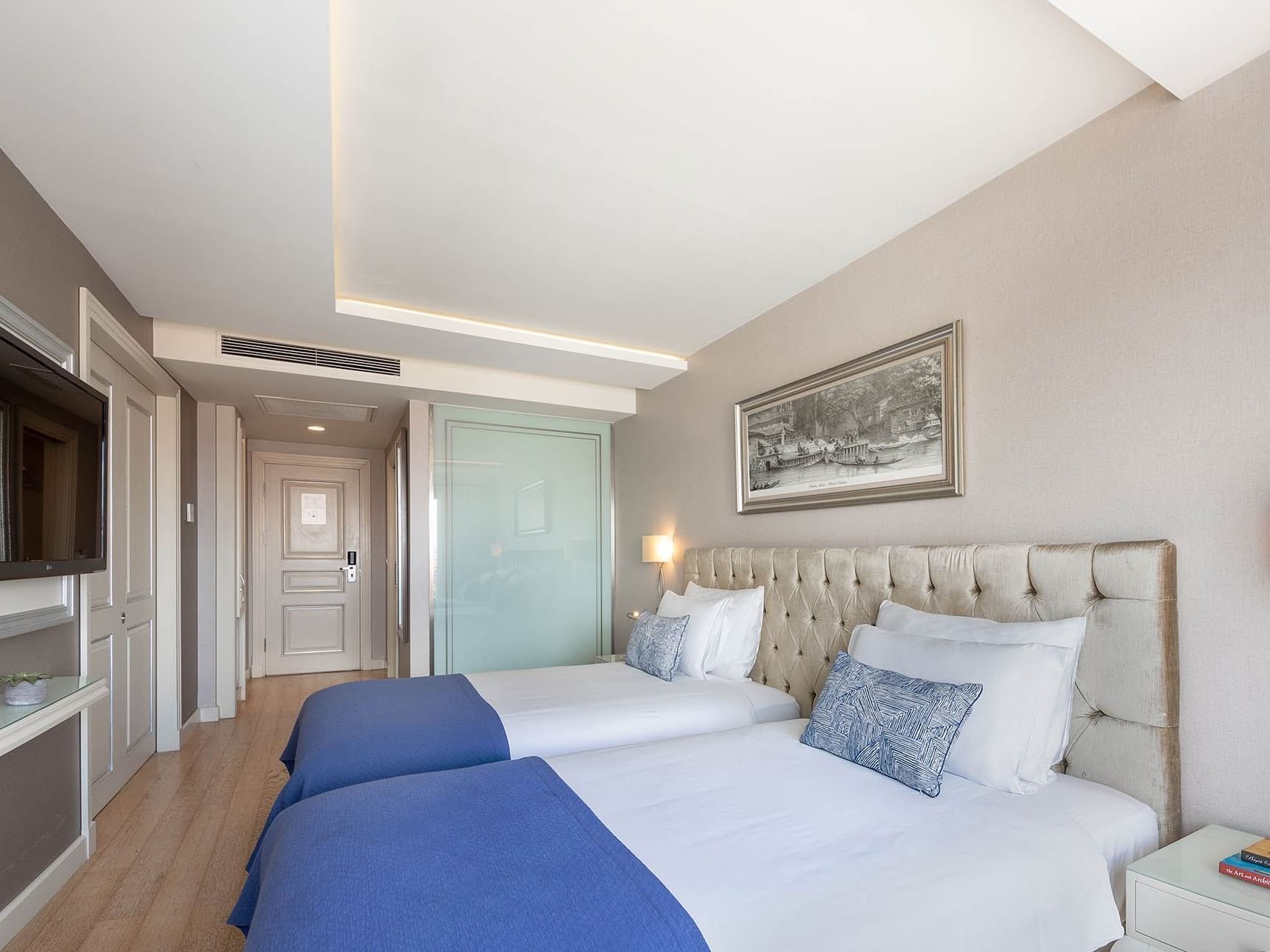 Deluxe Room with two beds at CVK Taksim Hotel Istanbul
