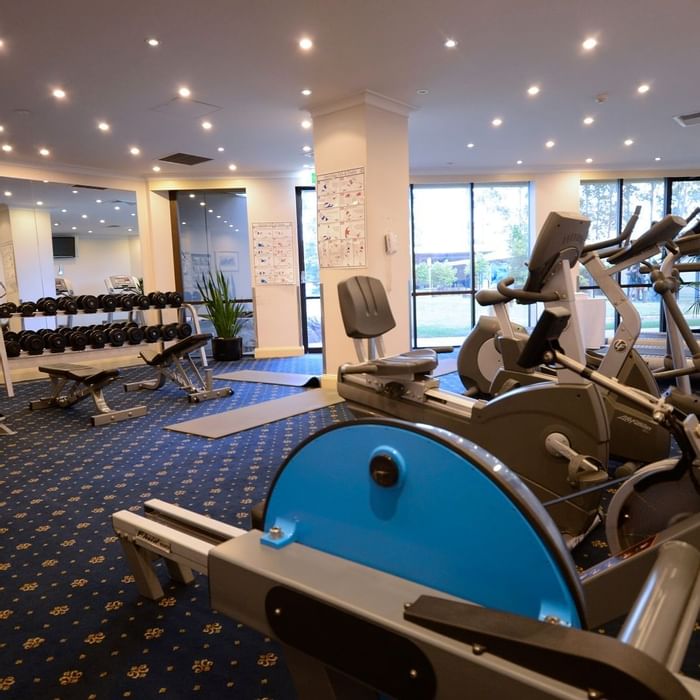 Gym area at Mercure Penrith Hotel Australia