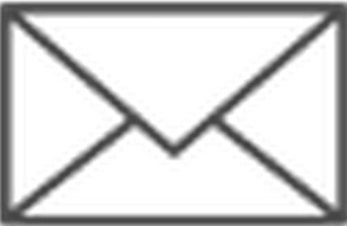 Vector icon of Email used at Hotel Rio Perdido