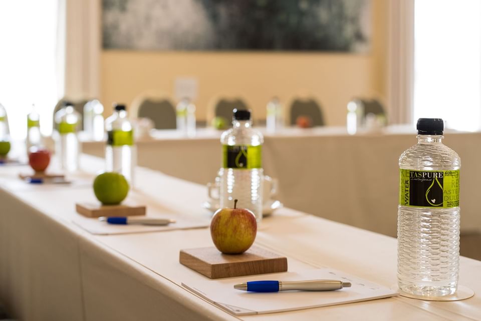 Conference room with food and drink at Cradle Mountain Hotel