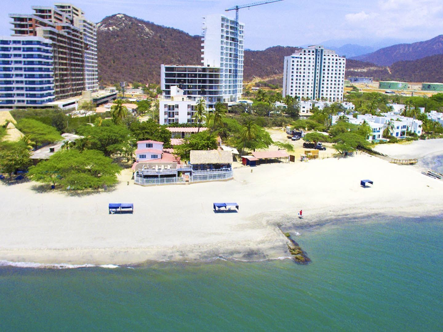 Aerial view of the hotel sea view, GIO Hotel Santa Marta Tama