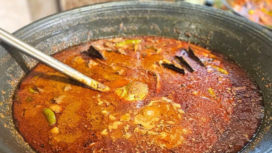 Close-up of a stew served in the Santapan Nusantara Putra buffet at Sunway Putra Hotel