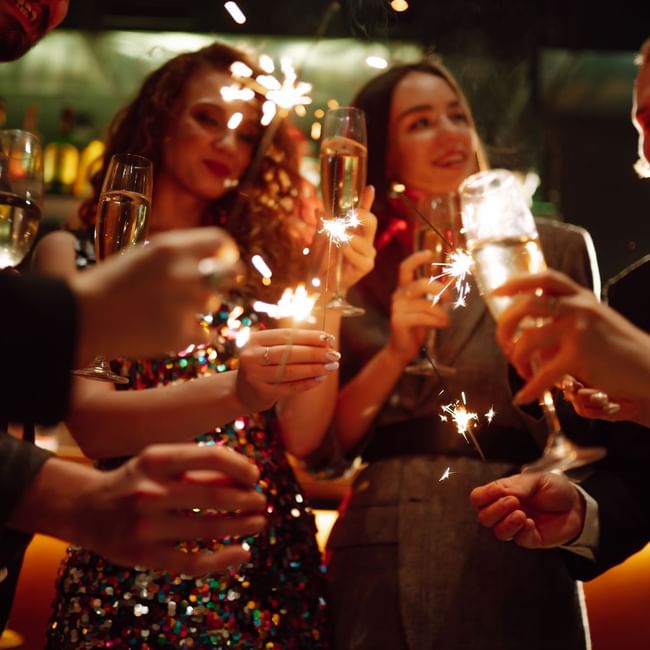 Group celebrating Christmas at Pullman Bunker Bay