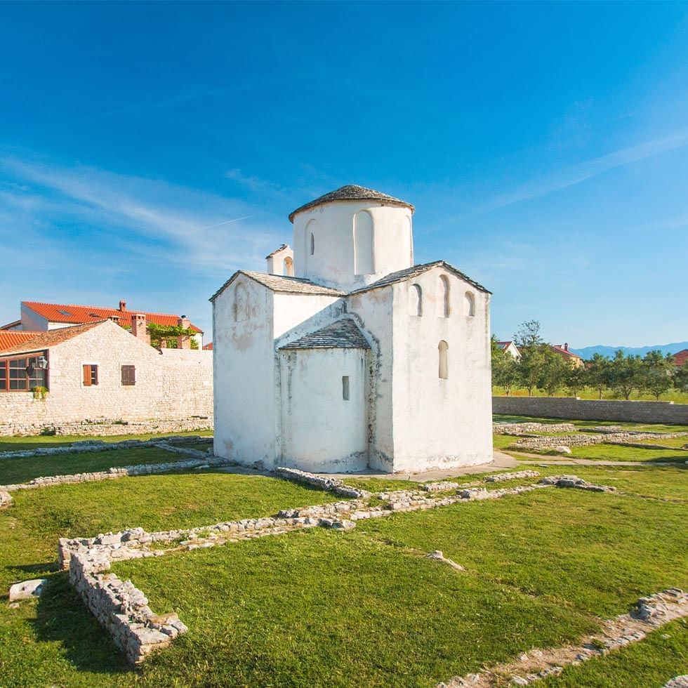 Church of the Holy Cross in Nin near Falkensteiner Hotels