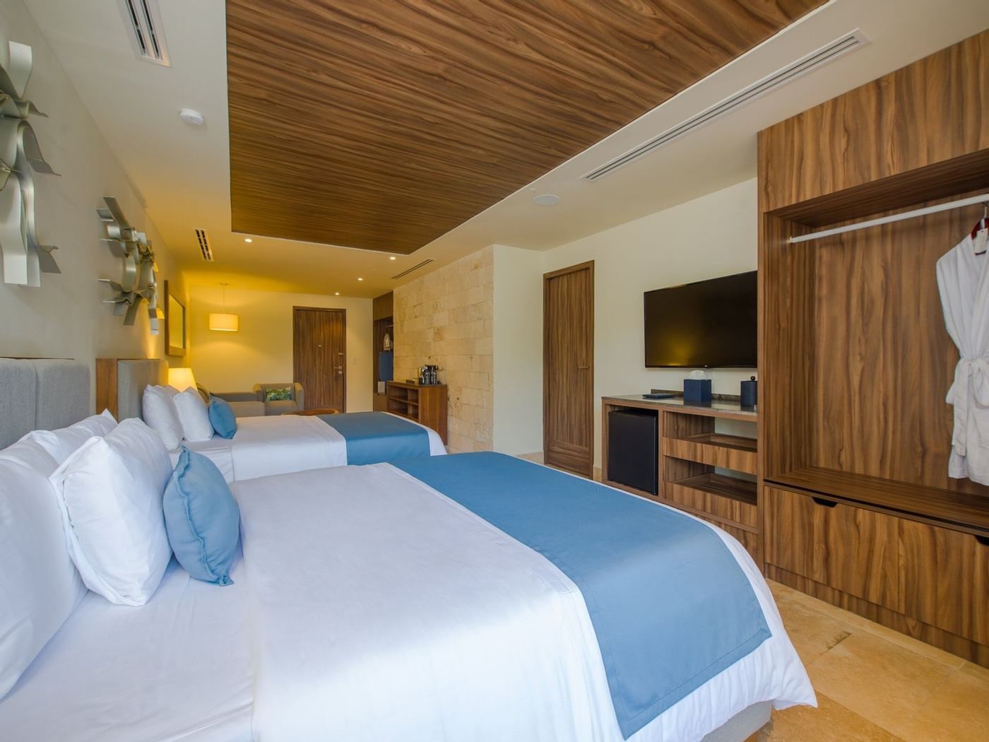 2-Double beds in Junior Suite, Naay Tulum Curamoria Collection