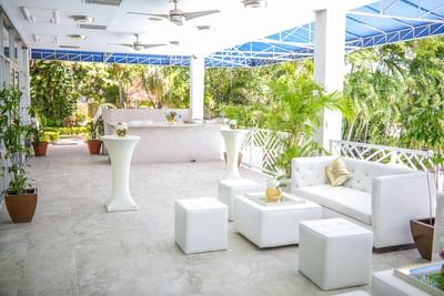 outside seating