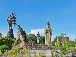 Statues in Sala Keo Kou near Hop Inn Hotel