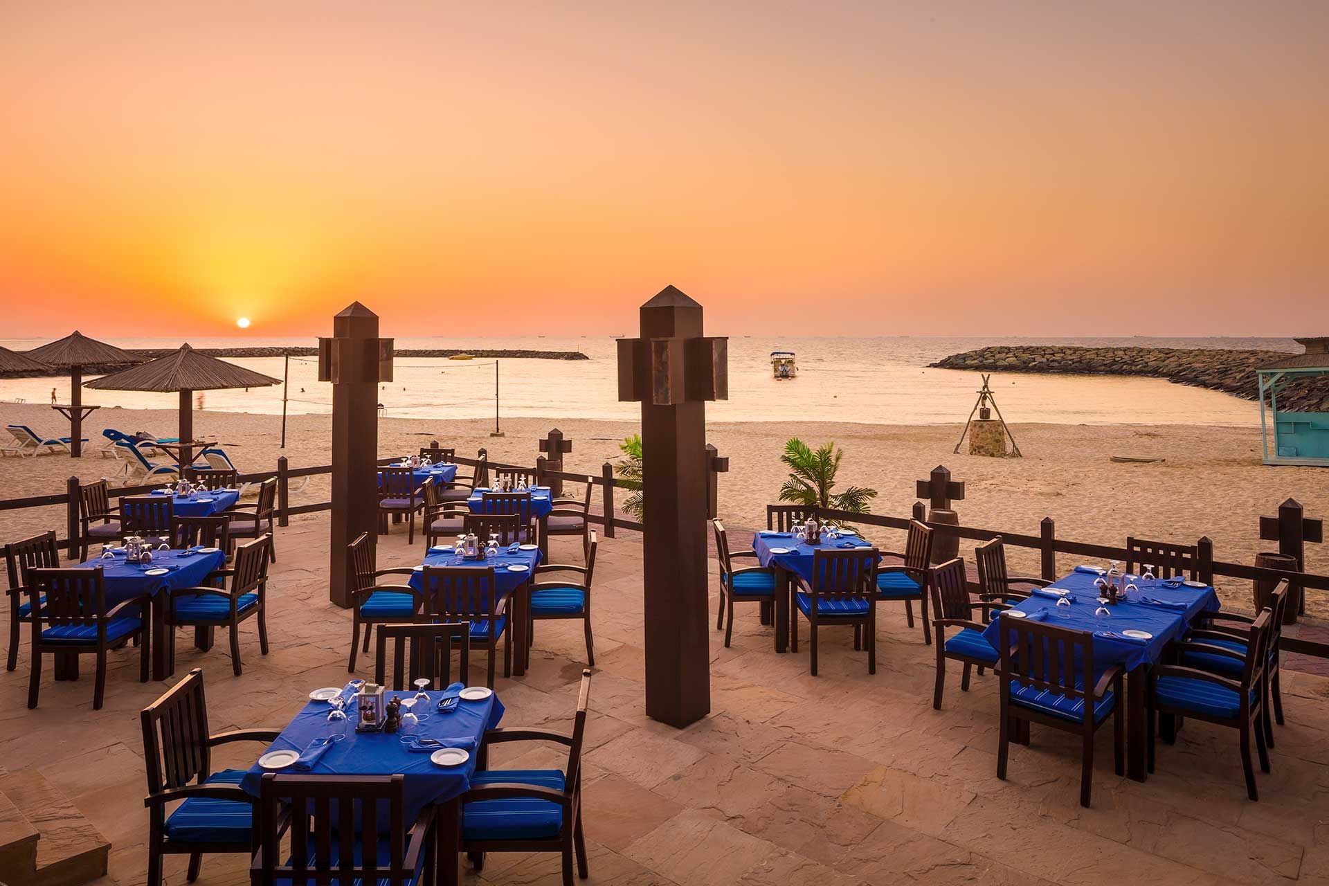 Restaurant at Coral Beach Resort Sharjah