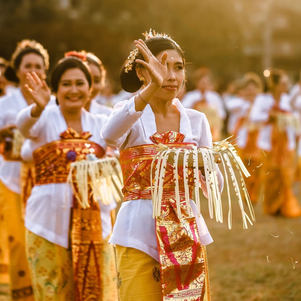 A cultural dance performance near U Hotels & Resorts