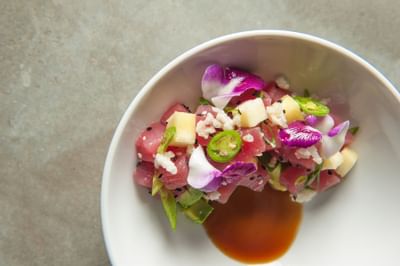 fancy dinner dish