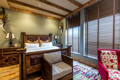 Interior of King Premiere Wild West at Retro Suites Hotel