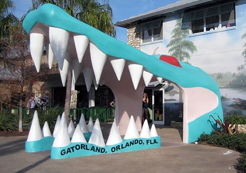 Entrance view of Gatorland near Lake Buena Vista Resort Village & Spa