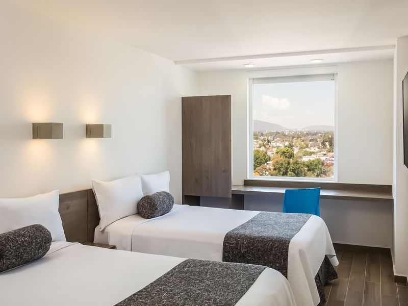 Dos camas en habitación Doble Superior en One Hotels