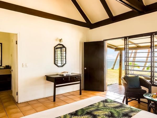 Bedroom of Ocean View Villa at Tambua Sands Beach Resort