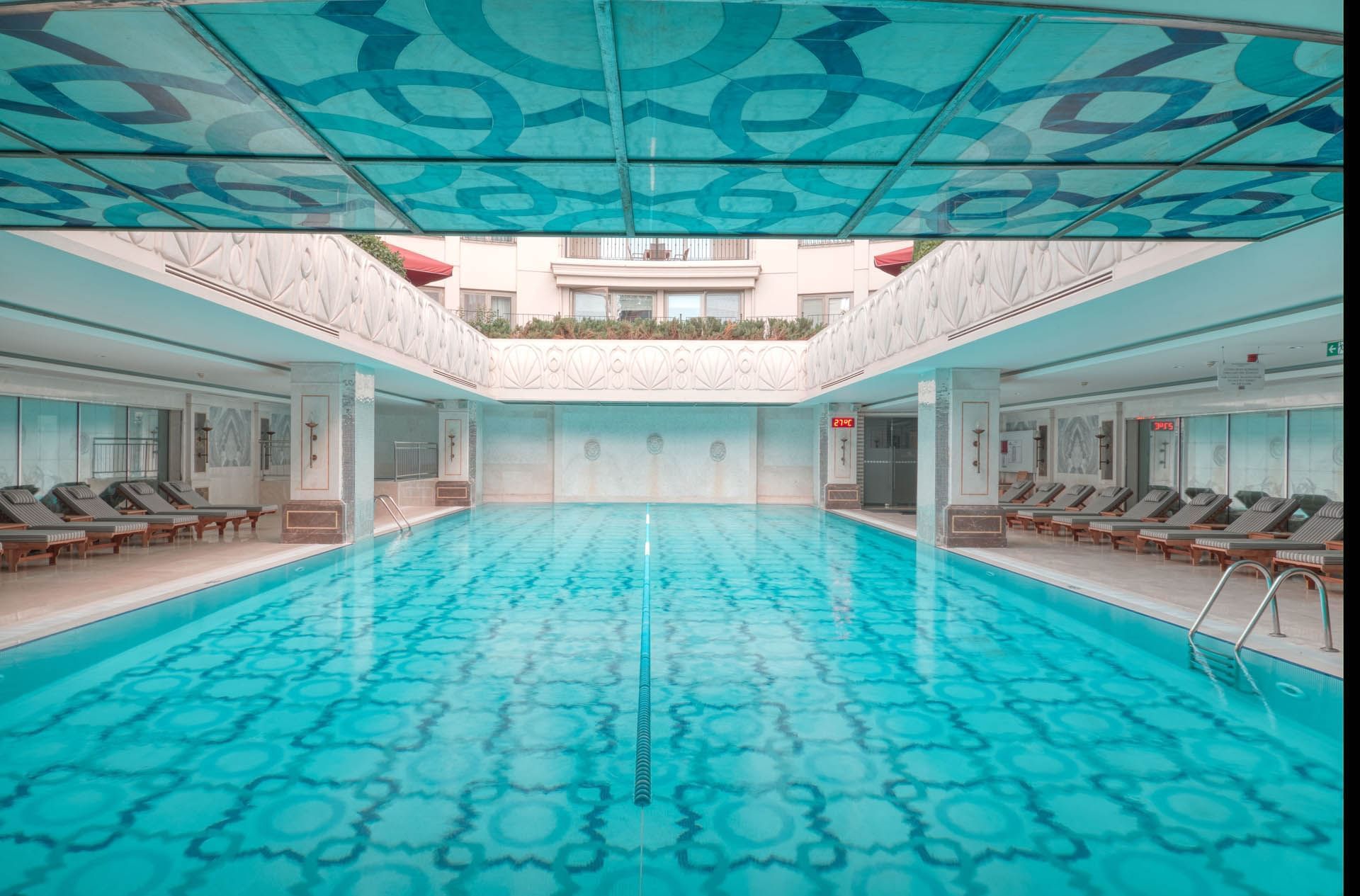 Indoor pool at Safira Pool at CVK Park Bosphorus Hotel